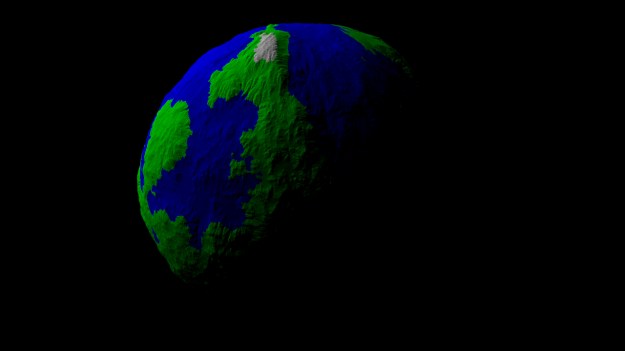OpenGL 4.0 Planet Rendering using Tessellation | hiredk's blog